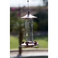 thumbnail image 5 of Brushed Metal and Glass Hummingbird Feeder - Super Easy-to-Use & Hummers LOVE It!, 5 of 7