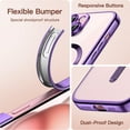 thumbnail image 6 of JETech Electroplated Case for iPhone 15 Plus 6.7-Inch, Camera Lens Full Protection, Compatible with MagSafe Wireless Charging, Shockproof Soft TPU Phone Cover (Purple), 6 of 7