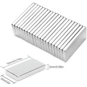 20Pcs Super Strong Rare Earth Magnets Bar,Metal Neodymium Magnets, for Refrigerator Cruise Crafts DIY Science Industrial Kitchen Tool Storage