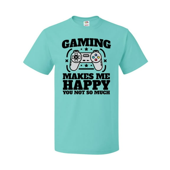Inktastic Gaming Makes Me Happy T-Shirt
