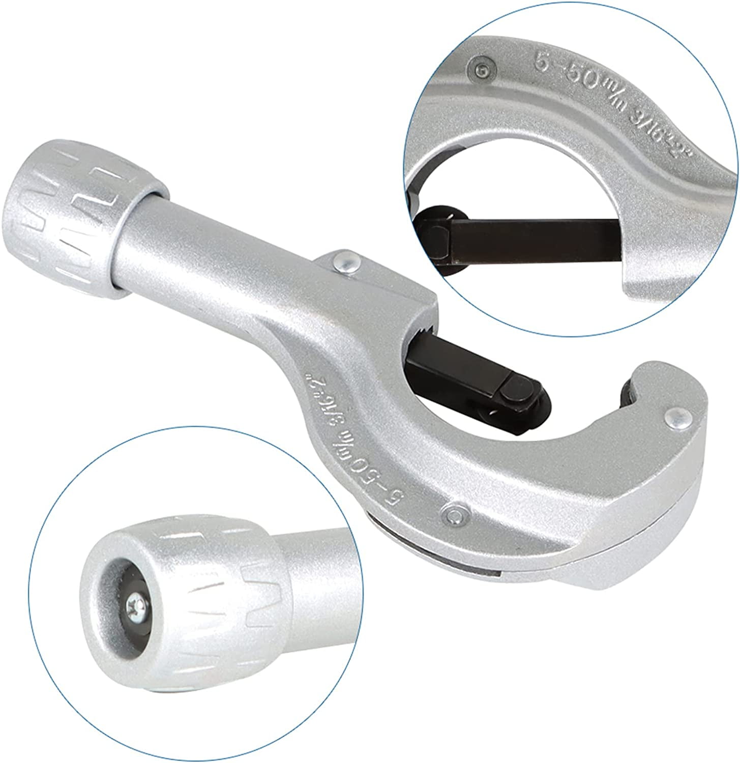 Hydraulic Tube Expander Tool HVAC Swaging Kit with Tube Cutter and 11 Tube Expander Head 3/8, 1/2, 5/8, 3/4, 7/8, 1, 1-1/8, 1-1/4, 1-3/8, 1-1/2, 1-5/8 Inch