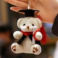 thumbnail image 1 of NAOJIE® Class of 2025 Tiny Bear Graduation 4.7 Inch Stuffed Animal Small Bear Keychain Mini Plush Bear Toy Graduation Gift(White),Graduation Bear,Graduation Teddy Bear,Graduation Plush, 1 of 6