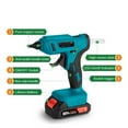 thumbnail image 3 of Pistolet à Colle Électrique HotMelt 100W Sans Fil Efficace pour la Maison Bricolage Réparation Pistolet à Colle avec 10 Pcs Colle 11mm Stic, 3 of 7