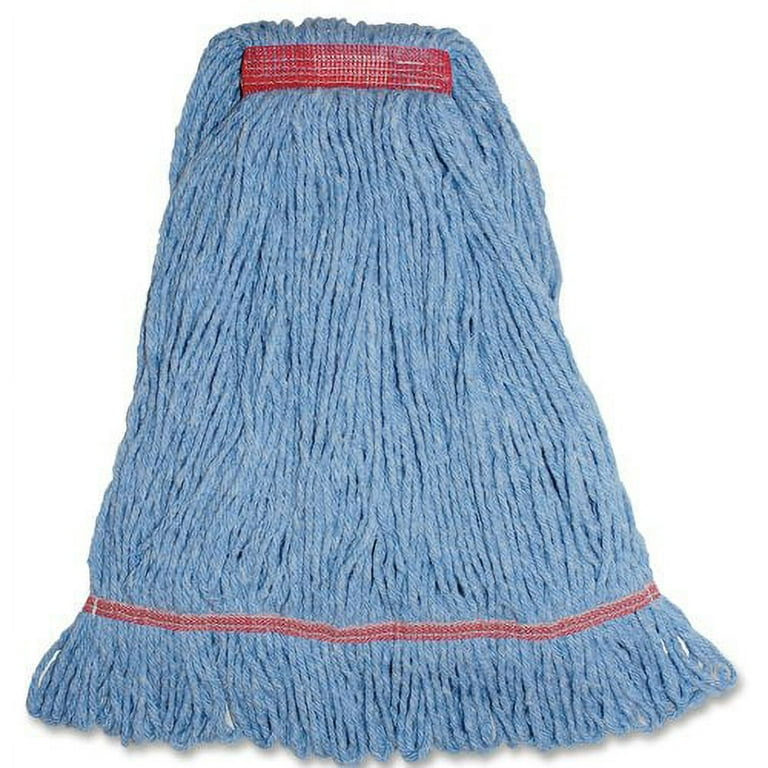 Genuine Joe Narrow Band Large Mophead - Large - Rayon, Cotton, Fiber, Cotton - 1Each Genuine Joe Narrow Band Large Mophead - Large - Rayon, Cotton, Fiber, Cotton - 1Each
