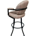 thumbnail image 2 of Swivel Metal Bar Stool 30" - M-70 - Watusi Madder - Black, 2 of 2