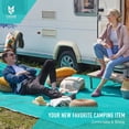thumbnail image 2 of Alfombrilla de camping CGEAR reversible sin arena, color naranja, 244 x 61 cm, 2 of 8