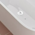 thumbnail image 3 of IFANLANDOR Drain Flap Plug Plug with Chain Simple Design Stainless Steel for Kitchen Sink 1Set, 3 of 7