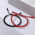 thumbnail image 4 of Handmade Tibetan Buddhist Lucky Rope Bracelets Bangles Black & Red Thread Adjustable Knots Bracelet For Women Men Wrist Jewelry, 4 of 5