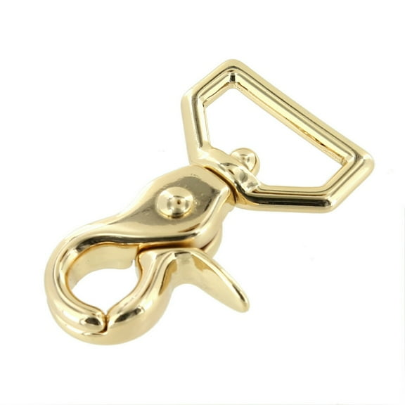 3002A Gold Plate, Swivel Trigger Snap, Solid Brass-LL, 1"