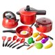thumbnail image 2 of Juego de cocina infantil con utensilios de cocina realistas | Juguete educativo de cocina para niños pequeños | Accesorios de plástico ABS seguros para juegos de rol, 2 of 5