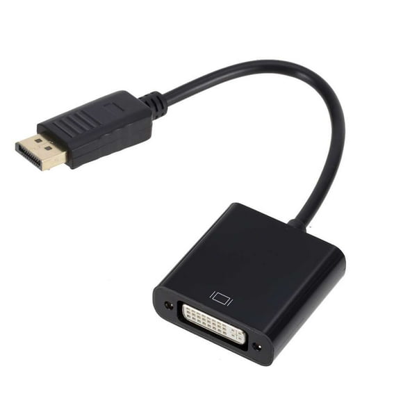 mmirethe DP to DVI Adapter Cable DisplayPort Male to DVI Female Converter 1080P Cord for Projector Displays