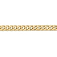 thumbnail image 2 of Avariah Diamonds Solid 14K Yellow Gold 8.2mm Flat Beveled Curb Chain - 20", 2 of 8