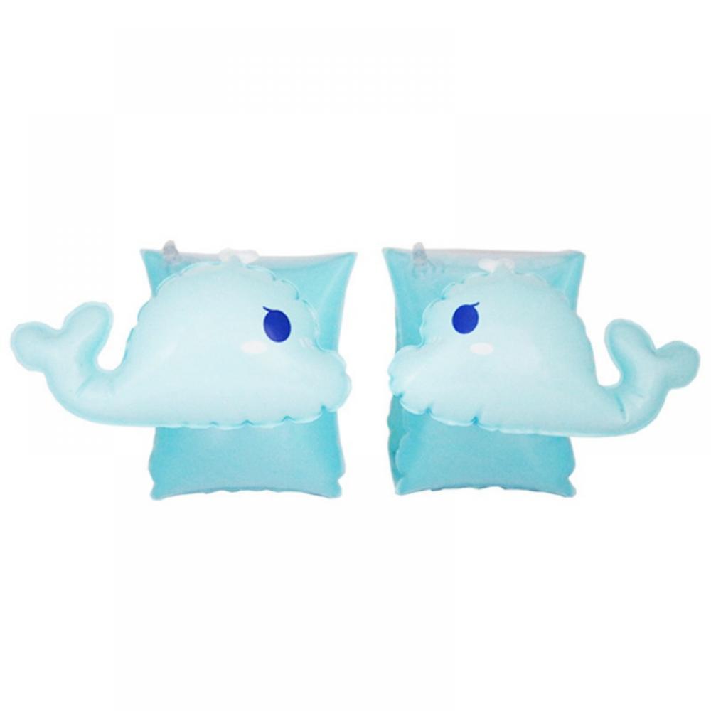 Manfiter Inflatable Swim Armbands for Kids Cartoon Swimming Armband