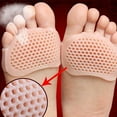 thumbnail image 7 of 6-Pair Breathable Silicone Metatarsal Pads | Ball of Foot Pain Relief Cushions for Capsulitis, Neuromas & Forefoot Support (8x6cm), 7 of 7