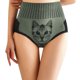 thumbnail image 3 of Gibobby Ropa Interior Sexy con Entrenamiento Pantalones de ropa interior para mujer, ropa interior Sexy con estampado de cabeza de , ropa interior de cintura alta, bragas de encaje （Verde， XL), 3 of 5