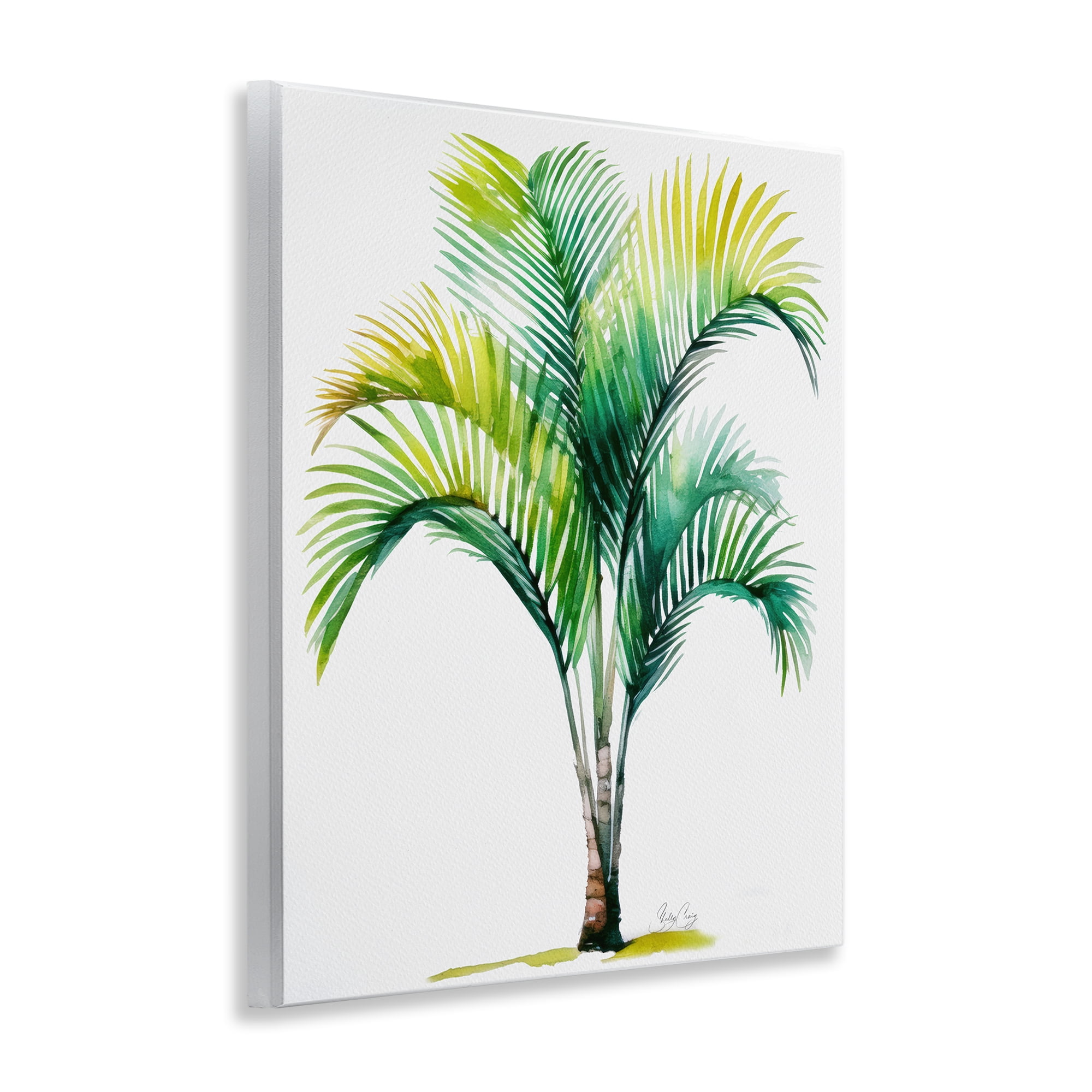 Stupell Industries Coastal Canopy Palm Tree Wall Plaque Art, design by Shelly Craig