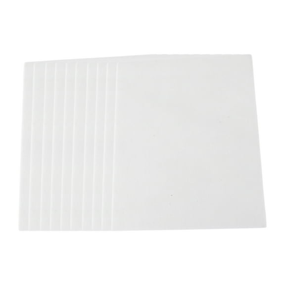 Unique Bargains 10 Pcs Women Reusable Dishwashing Brush for Home White Plant Fiber Small