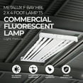 thumbnail image 2 of Metalux F Bay HBL 2 x 4' 6 Lamp T5 Commercial Fluorescent Lamp Fixture, 2 of 5