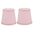 thumbnail image 4 of OULII 2Pcs Pink Cloth Lampshade Light Diffusion for Floor and Table Lamps, 4 of 7