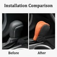 thumbnail image 5 of Car Gear Shift Knob Cover, Vehicle Stick Shifting Protector, Hand Brake Cover, Interior Decoration Accessories Universal Automotive Shifter Knobs Cover For SUV, Truck, RV-green, 5 of 8