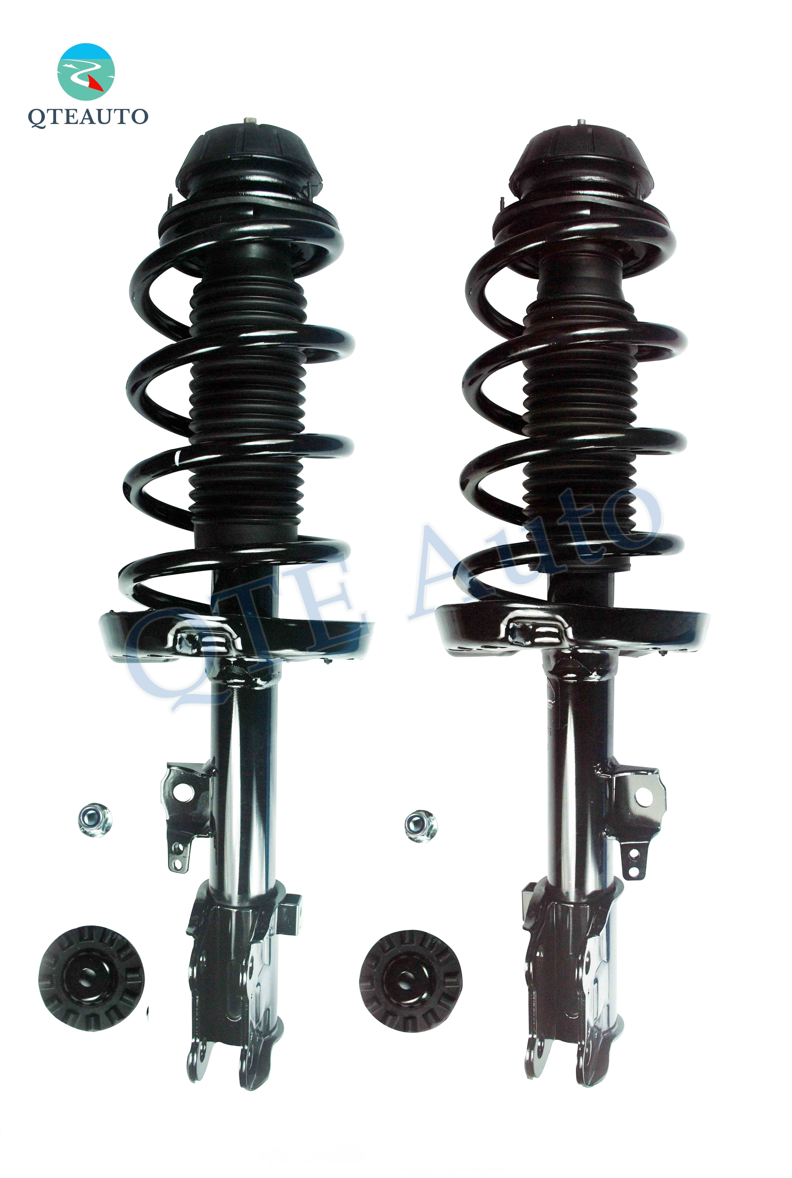 Front Pair L/R Complete Strut Shocks & Coil Springs For 04-07  Toyota Highlander