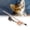 Brown, variant on Nieyigj Wooden Pole Funny Cat Stick Cute Cartoon Mouse Plush Vocalize Interactive Cat Feather Toys with Bells Brown Mouse, 16.14 inches / 41 cm