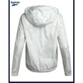 thumbnail image 6 of Reebok Womens Rain Jackets - Lightweight Hooded Waterproof Shell Windbreaker for Women (XS-3X), 6 of 7