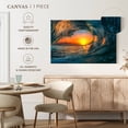 thumbnail image 5 of Elephant Stock Ocean Wave Curl Wall Art - Beach Canvas Canvas - 12" x 8", 5 of 8