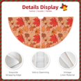 thumbnail image 3 of Daiia Yellow And Red Maple Leaves Drawing Merry Christmas Tree Skirt , Xmas Large Lace-up Tree Skirt, Santa Snowflakes Rustic Home Decorations New Year Party Farmhouse Decor-36", 3 of 6