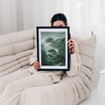 thumbnail image 5 of Japanese Coastal Wall Art Forest Print Sage Green Wabi Sabi Painting japandi Art chinoiserie poster - Japan Painting Scenic Landscape Nature Coastal Mountain Black Framed Wall Art Print 16 x 24 inches, 5 of 7