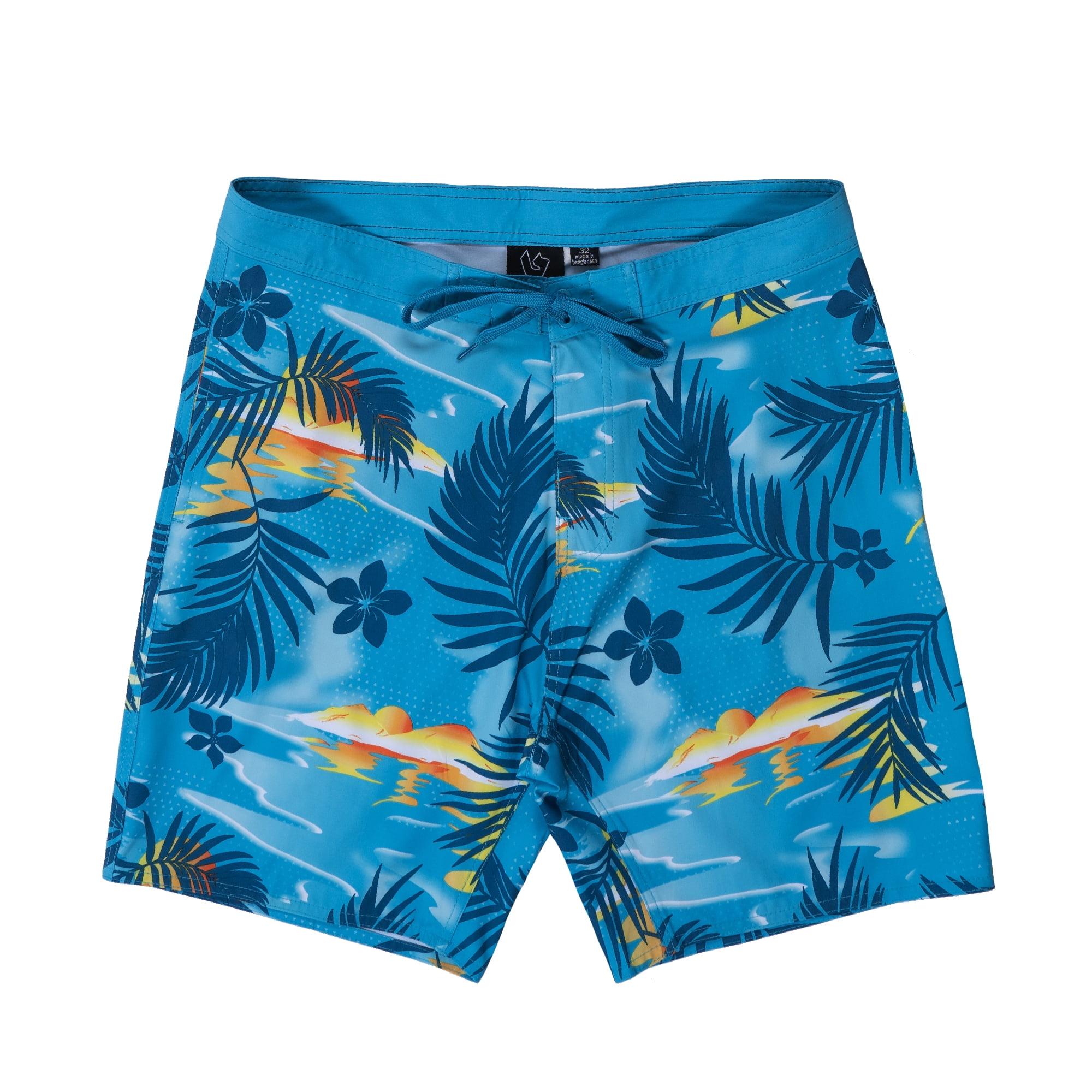 Burnside Men's Stretch Boardshorts, 9" Inseam, Sizes 30-38