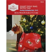 Holiday Time Christmas Giant Poly Bag Red Gnome Toss