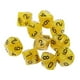 thumbnail image 2 of de dados de acrílico de 20 piezas D10 de cartas de de 22 mm para mazmorras y dragones Amarillo y morado Hugo Dados de acrílico de diez caras, 2 of 8
