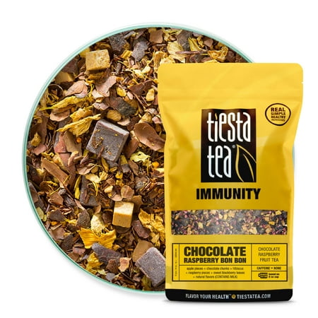 Tiesta Tea Chocolate Ginger Turmeric Spiced Cocoa Rooibos Tea, 200 Servings, 1 Lb Bag, Caffeine Free, Loose Leaf Herbal Tea Immunity Blend, Non-GMO