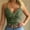 Green, variant on HD Women Spaghetti Strap Lace Crop Camisole Sleeveless V Neck Cami Top Soft Sexy Casual Lace Crochet Cami Pink