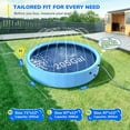 thumbnail image 7 of 87'' Foldable Dog Pool, Sprinkler Pool for Kids, Non-Slip Heavy Duty Dogs Splash Pad for Small Dogs, Hard Plastic Kiddie Bathtubs for Backyard, 7 of 7