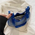 thumbnail image 3 of Bolsa Crescent Diamonds Mujeres Cuero Rhinestones Hombro Axilas Bolsos Ndcxsfigh Para Estrenar, 3 of 9