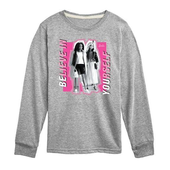 Barbie - Believe In Yourself - Toddler And Youth Long Sleeve Graphic T-Shirt