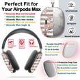 thumbnail image 2 of Protective Cover for AirPods Max Make Up=2 Headphones Aesthetic Print Snap On Cases, 2 of 5