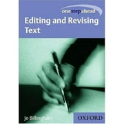 One Step Ahead: Editing and Revising Text, Used [Paperback]