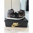 thumbnail image 1 of A i r-Jor-dan 1 Retro High OG Palomino Size 9.5 VNDS Black Gold Brown DZ5485-020, 1 of 6