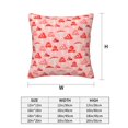 thumbnail image 2 of Throw Pillow Covers, Cute Mushroom1 Soft Square Pillow Cases with Invisible Zipper for Couch Bed Sofa, Farmhouse Fall Home Decor 16"x16", 2 of 7