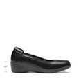 thumbnail image 2 of BURUDANI Women’s Pumps Round Toe Wedge Heel Black Dress Shoes Skin-Friendly Arch Support, 2 of 7