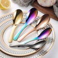 thumbnail image 4 of Oiur Mirror Table Spoon Plating Process Smooth Thicken Anti-rust Dining Integrated Stainless Steel Chinese Style Spoon Home Supply, 4 of 8