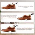 thumbnail image 5 of Camilla de zapatos para hombres y mujeres, camilla de zapatos de madera mejorada, un par de camillas de zapatos profesionales ajustables en 4 direcciones con longitud y ancho estirables., 5 of 5