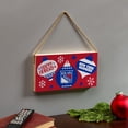 thumbnail image 3 of New York Rangers 6" x 11" Holiday Wood Wall Sign, 3 of 3
