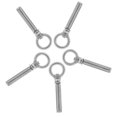 thumbnail image 1 of OULII 5Pcs Silver Metal Dog Leash Stake Ground Anchor for Reliable Outdoor Pet Tethering, 1 of 8