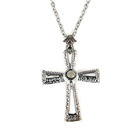 - Our Father Cross Necklace The Lord's Prayer Hidden Miniature