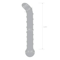 Mr Swirly 6.5 inches G-Spot Glass Dildo