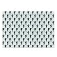 thumbnail image 1 of Geometric Cutting Board, Seahorse Silhouette Pattern Sea Creatures Theme Monochrome Aquatic Animals, Decorative Tempered Glass Cutting and Serving Board, Large Size, Dark Blue White, by Ambesonne, 1 of 1